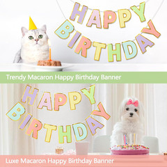 Happy Birthday Banner – 9Ft Pre-Strung Happy Birthday Sign for Women, Men, Girls