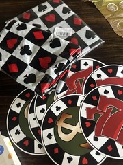 Casino Party Decorations Lot Balloons Streamers Foil Curtains Red Black Decor