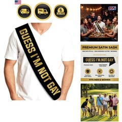 Bachelor Party Sash Funny Groom Gift Decorations Supplies Accessories