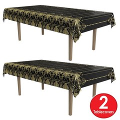 Beistle 2-Count 1920S Tablecover Art Deco Decor Table Decorations For Party