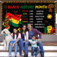 Black History Month Backdrop Black History Month Banner African American Nationa