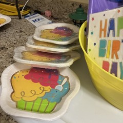birthday party decorations Mixed All Colors, Plates Napkins Table Cloths Lots