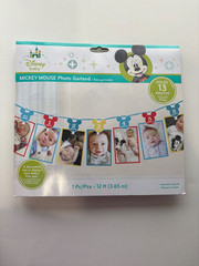 Disney Mickey Mouse 1st Birthday High Chair Kit, Banner Kit, Garland, Tablecloth