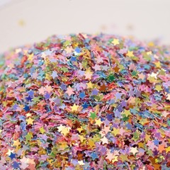 12000 Pieces 3mm Holographic Star Party Glitter PVC Confetti for Arts Crafts…