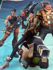 Large Fortnite Polyester Hanging Banner 59” x 38 1/2”.