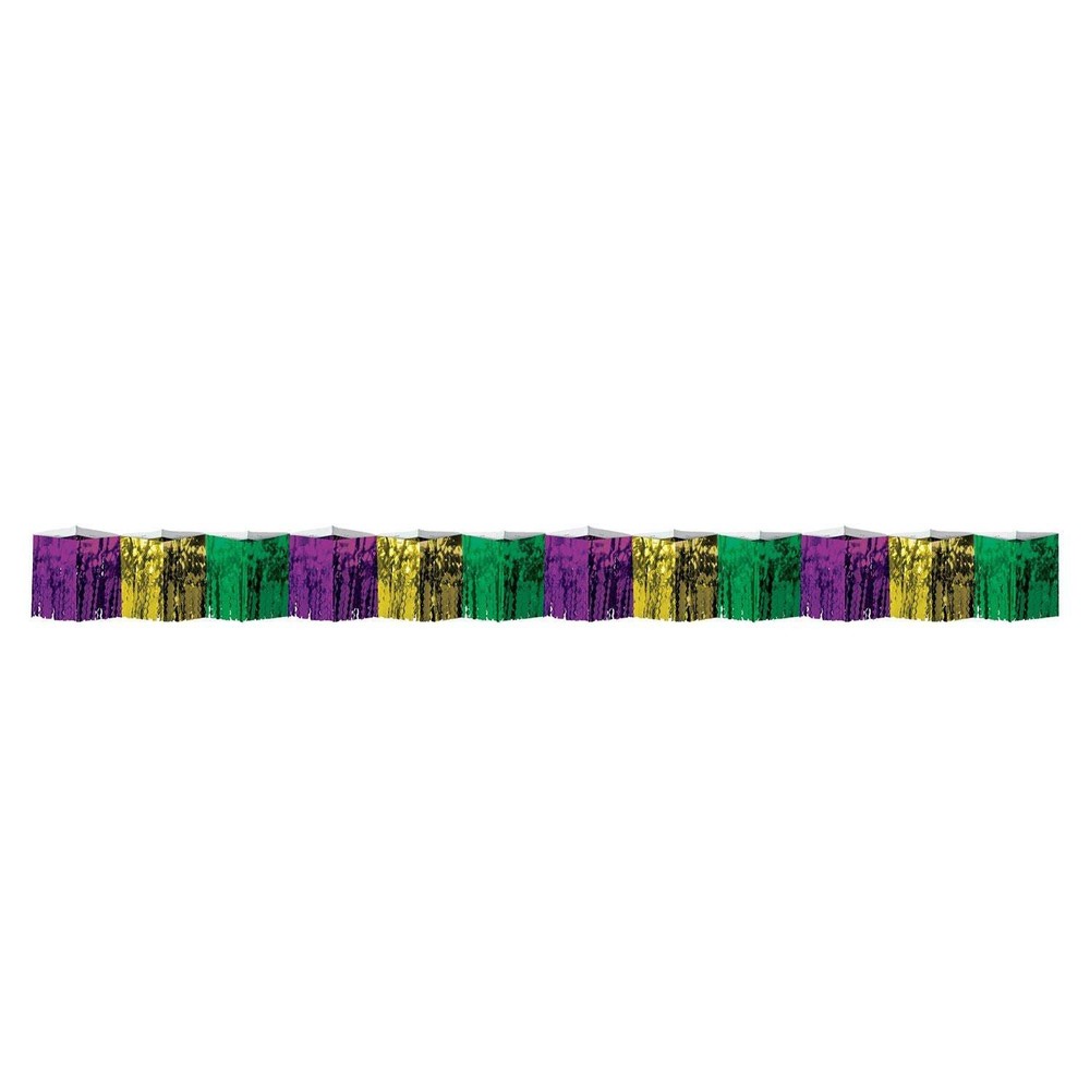 Beistle Mardi Gras Metallic Fringe Drape | Party Supply | Decoration