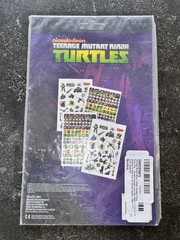 TMNT Ninja Turtles Party Bundle – Tattoos, Stickers, Poster TMNT Birthday Decor