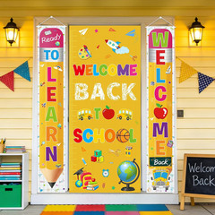 Welcome Back to School Decorations: 3Pcs Welcome Back to School Banner for Back