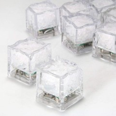 12 Pcs Multicolour LED Ice Cubes – Water Activated Glow for Parties & Weddings