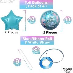 Mermaid 2nd Birthday Decorations For Girl – Pack of 8
