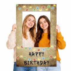 Spooky Rustic Alphabet Photo Booth Prop Weird Things Theme Party Decoration L…