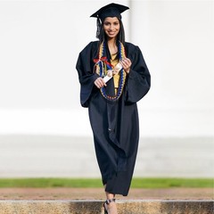 Vibrant Hand-Woven Graduation Leis – Adjustable 48-Inch Lei for Celebrations