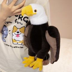 Bald Eagle Stuffed Animal Plush Toy Soft American Eagle Plush for Kid Home Decor