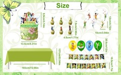 33 Pcs Tinker Bell Party Decoration Tinkerbell Birthday Supplies Balloons Banner