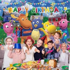 The Backyardigans Party Decorations Party Supplies Backdrop Banner Poster 7x5ft