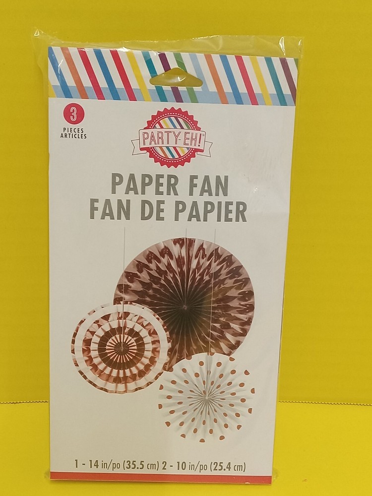 Paper Fans set. 3 pieces #162