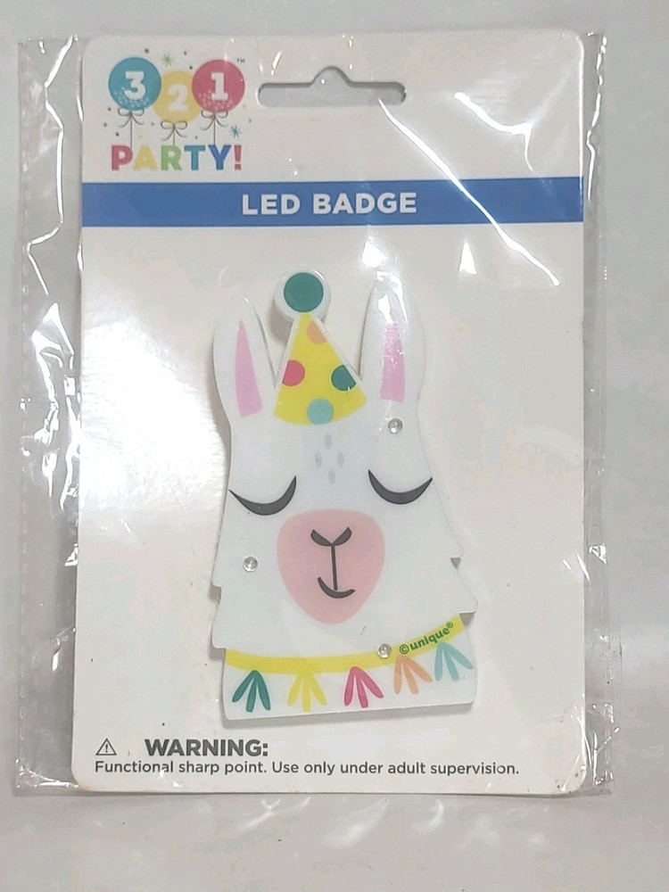 Lot 3 321 PARTY LED BADGE
