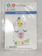 Lot 3 321 PARTY LED BADGE