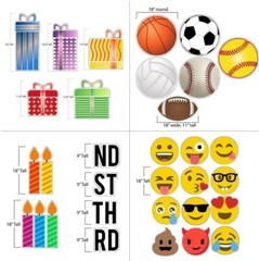 Yard Card Rental Business Startup Kit, 407 Piece Set, 18 Inch Yard Signs