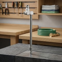 Stainless Steel Cleaning Nozzle with Adjustable Spray Angles for HVAC Work