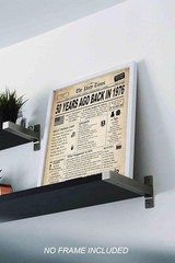 50Th Birthday Decorations for Women or Men, Classy Vintage Table Decor, 50Th Bir