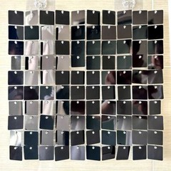 Black Shimmer Wall Backdrop 10 pcs Sequin Wall Panels for Party Backdrop