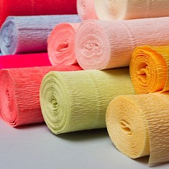 Crepe Paper Roll Crepe Paper Decor 5 ft Long 20 Inch Wide White 2pcs