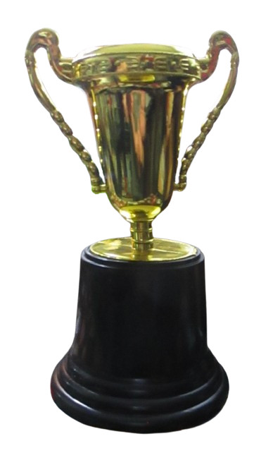 Gold Mini Trophy 5″ Party Favor/Decoration, Awards Ceremony, Novelty Prize
