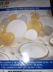 7 Party Balloon Centerpiece Kit Wedding Table Party Graduation Seventy Birthday