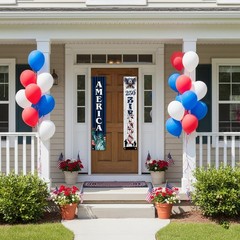250th Anniversary USA Decorations Banners America Fourth of July Patriotic De…