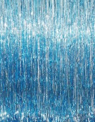3.2 ft x 9.8 ft Metallic Tinsel Foil Fringe Curtains,Party Streamer Backdrop
