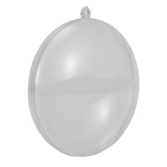 Flat Base Compatible Clear Plastic Ball for Standing or Hanging 7 9 11 cm