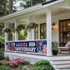 250th Anniversary American Banner Flag, 17762026 USA 250th Birthday Premium B…