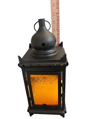 Ramadan Decorative Lantern Black Orange 12″ Tall Home Decor Party Decoration New