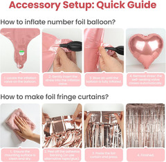60Th Birthday Decorations for Women, Rose Gold and Pink Party Supplies Set with