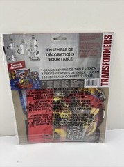Hasbro Transformers Birthda￼y Party Table& Wall Decorating Kits