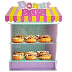 2 Tier Donut Stand for Donut Party Supplies & Decorations, Cupcake Stand Dess…