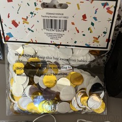 *Bulk* Congratulations Black, White And Gold Party Decorations 25+items