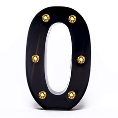 Black Light Up Numbersblack And Gold Party Decorationsmarquee Numbersblack Room