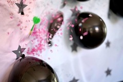 Baby Gender Reveal Voting Game – Confetti Balloons & Dart