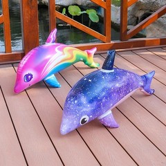 1 pc Rainbow Inflatable Dolphin Ocean Theme Party Decoration