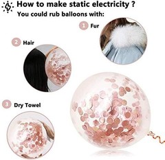 Rose Gold Birthday Party Decorations Banner Fringe Curtain Set