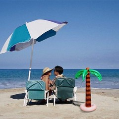 Vibrant Inflatable Palm Tree Set – Perfect for Luau & Tropical-Themed Parties