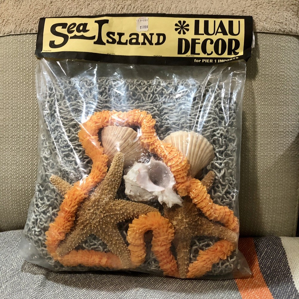 Sea Island Luau Decor Beach Theme Netting Shells Sea Stars