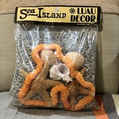Sea Island Luau Decor Beach Theme Netting Shells Sea Stars