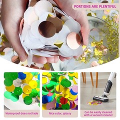 2.83 oz Mixed Round Tissue Paper Confetti Dots for Wedding Birthday Party