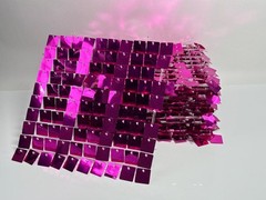 24PCS Hot Pink Shimmer Wall Backdrop Panels 4x6FT Party Decoration Set