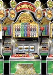 New Casino Slot Machine Scene Setter Jackpot Casino Night 40 feet New Package