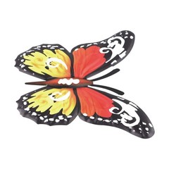 Intricate Iron Butterfly Wall Art Pieces Decorations for Home or Garden Areas