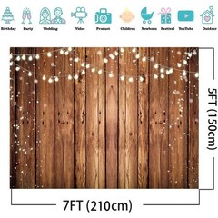 High Quality 7x5ft Vinyl Backdrop Seamless Collapsible Party Decoration New
